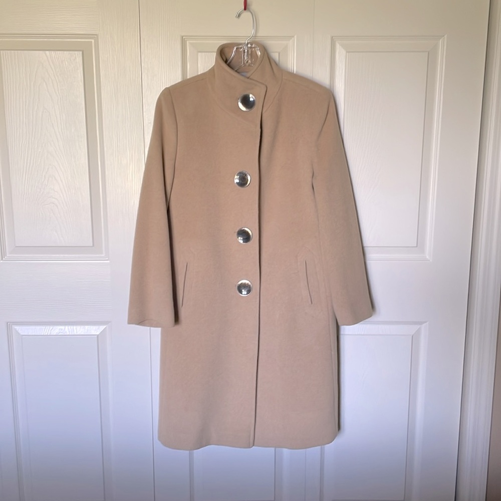 Fleurette 100% Camelhair Coat Size 6